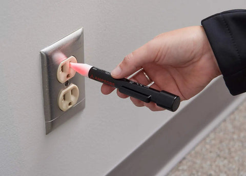 VP 440 Non Contact Voltage Detector For Detecting 50 To 1000V AC With Safe Insulated Probe testing wall outlet without disconnecting