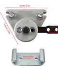 Go Kart Heavy Duty Mechanical Brake Caliper And Bracket With Pads For Manco 9598 9597, metal caliper dimensions shown