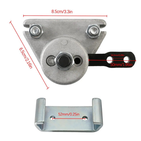 Go Kart Heavy Duty Mechanical Brake Caliper And Bracket With Pads For Manco 9598 9597, metal caliper dimensions shown