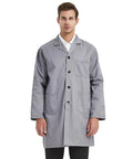 Custom Lab Coat Scrubs For Men And Women With Embroidered Or Printed Medical Lab Coat In Gray Unisex Pro Medical Gear