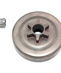 Top Notch Clutch Drum Bearing 3/8 Inch 6 Tooth Chainsaw Replacement Component with inner bearing for durability.