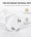 UL Listed GU24 CFL Light Bulbs, T3 13W 2700K Warm White, 900 Lumen Spiral CFL, Fire Retardant PBT Housing detail