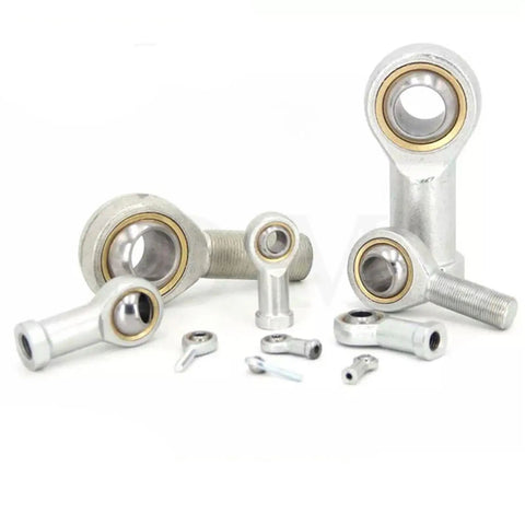 Garage Ready Metric Rod End Joint Bearings Featuring Male Left And Female Right Thread, with various sizes and steel construction.