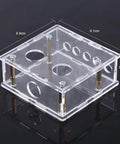 Tube Preamp Enclosure Protection Kit Built For 6J1 Valve Preamp Board with clear acrylic panels and precise cutouts.