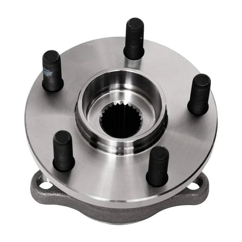 Front view of Heavy Duty Rear Wheel Hub And Bearing Assembly For 2005 Through 2009 Subaru Legacy Outback 5 Lug Wheels OE Quality High Load