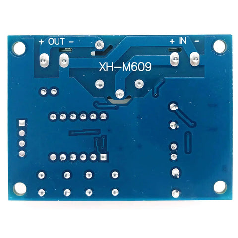 Heavy Duty 12 To 36 Volt Low Voltage Protector For Lithium Batteries No Hassle Auto Cut Off Switch With Crisp Digital Readout And Tight Voltage Control Pack Of Two circuit board view showing connection points and layout.