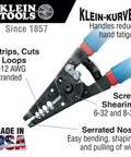 Beefy Heavy Duty Wire Stripper And Cutter For 6 To 12 AWG Stranded And 20 To 30 Solid With Self Opening Coil Spring
