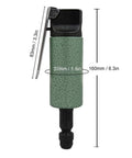 Heavy Duty Shop Workhorse 25000 Rpm Pneumatic Air Die Grinder with quarter inch hex chuck, green finish, 160mm long.