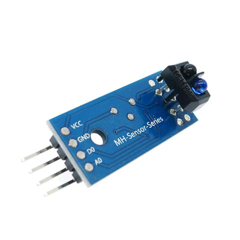 Ten Pack Infrared Reflective Sensor Modules For Obstacle Avoidance And Line Tracking, 940nm Proximity Sensors, top view