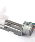 Compact 80 Millimeter Stroke Micro Linear Stepper Motor With 5V 2 Phase 4 Wire Lead Screw Actuator side view on a white background.