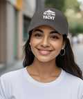 Woman wearing Women's Lightweight Outdoor Hat Dark Gray With Anti Sweat Band For All Day Comfort, Everyday Cap For Exercise And Sports
