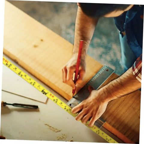 Using Peel And Stick Measuring Tape Ruler With Double Scale Metric And Imperial Marks Solid For Router Tables and Craft Tasks.