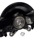 2 Piece Front Steering Knuckles And Wheel Bearing Hubs Assembly For 2001 2002 Honda Civic Replacement Kit with OEM-grade cast iron.