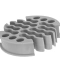 Straight Shooting Wire Comb For 30 Network Cables With Slick Slip Through Design And Zero Tangling Drama on gray silicone base.