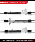 Hydraulic Power Steering Rack And Pinion Assembly For Honda CR V 1997 2001 L4 2L New Unit Leak Proof Direct Bolt On Fit, steel construction.