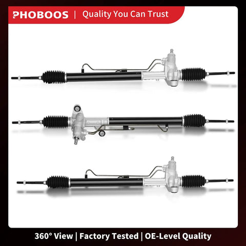 Hydraulic Power Steering Rack And Pinion Assembly For Honda CR V 1997 2001 L4 2L New Unit Leak Proof Direct Bolt On Fit, steel construction.