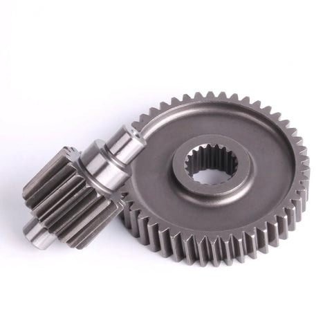 Beefed Up Final Drive Gear Set For GY6 Engines With 2.555 To 1 Ratio 18T 46T Upgrade For 139QMB 139QMA 147QMD Scooters