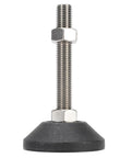 Heavy Duty Furniture Leveling Feet With Non Slip Base Adjustable 100mm Height Set Of 2 For Home And Office M16 Threaded Supports Up To 22 Lbs Each