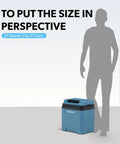 Hella Chill Thermoelectric Cooler And Warmer With Solid Performance For Road Trips Truck RV Car And Home dual voltage 12V, 27 qt size example.