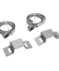 Pole Mounting Kit With Adjustable Straps And Hardware For Traffic Signs, Security Cameras, And Solar Lights, heavy duty brackets