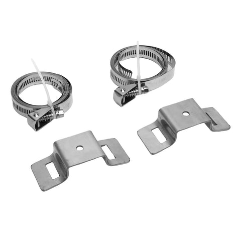 Pole Mounting Kit With Adjustable Straps And Hardware For Traffic Signs, Security Cameras, And Solar Lights, heavy duty brackets