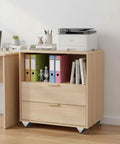 Office cabinet on 8 Pack Mini Casters 1/2 Inch Low Profile Fixed Caster Wheels With Screws, Silent Rigid Casters for Furniture.