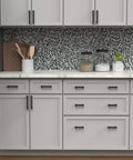 Kitchen cabinets with 10 Pack Matte Black Kitchen Cabinet Handles Low Profile Drawer Pulls For Doors And Dresser Drawers Modern Square Design