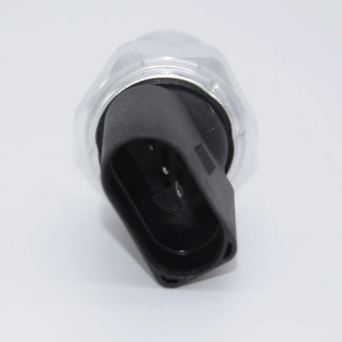 Front view of Air Conditioning Pressure Transducer Switch Sensor For Audi And VW Fits A3 A4 A5 A6 A7 A8 Q5 R8 RS5 RS7 S3 S6 S8 SQ5 Allroad GTI And 2015 2016 Golf R SportWagen Sweet Plug And Play Fix For Faulty AC Sensor