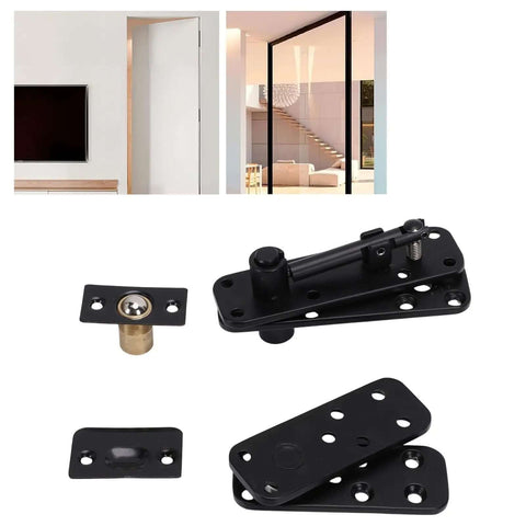 Concealed Pivot Hinge For Secret Doors And Bookcases, 570 Lb Load Capacity, 360 Degree Silent Rotation, Heavy Duty Hardware