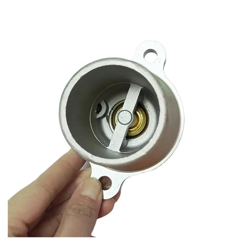 Heavy Duty Engine Coolant Thermostat Housing Assembly Direct Replacement For Perkins 1103 1104 Series Diesel with visible internal mechanism.