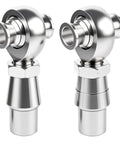 Beefed Up 3/4 Inch Chromoly Heim Joint Rod End Kit with RH and LH threads, showcasing durable chrome-plated design for offroad builds.