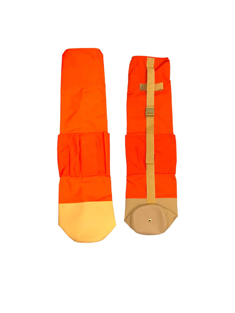 48 Inch Lath Stake Bag With Pockets Built Tough Heavy Duty Rhinotek Cordura Lath Bag For Construction Tools Displayed Flat