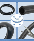 Beefy Premium Silicone Radiator Hose Five Eighth Inch ID Five Foot Length Withstands Up To Six Hundred Fifty PSI for Vehicle Cooling