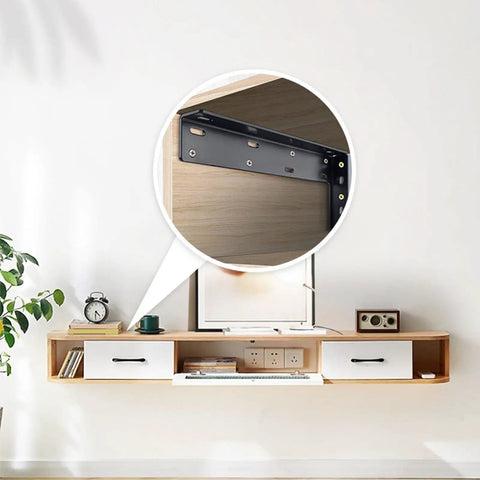 Beefy L Shaped Wall Mounted Shelf Brackets Thickened Invisible Design Sturdy Heavy Shelving Supports for kitchen installation
