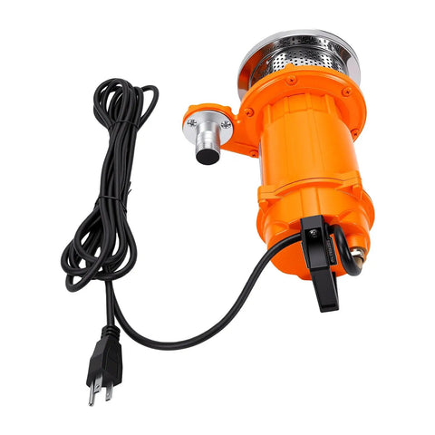 Jiawu 6000GPH Submersible Water Pump High Flow Transfer for Home Farm Industrial Use Compact Low Noise Powerful Motor Orange With Us Plug Perfect For Draining Pool Fish Tank Irrigation Projects Easy Setup And Reliable Performance