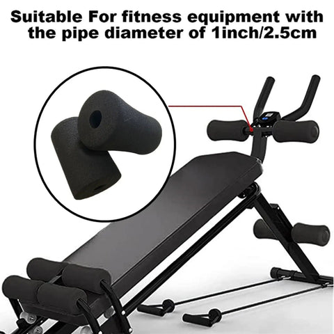 Replacement Foam Pads For Leg Extension And Leg Curl Machines Heavy Duty High Density Roller Pads 135x80x22mm on gym equipment