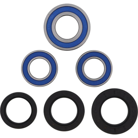 Wheel Bearing Seal Kit For Suzuki 25-1392 Replacement Set With Triple Lip Seals And Stainless Garter Springs ABEC 3 High Speed Bearings