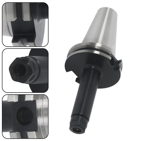 Close-up of 4 Piece ER11 Collet Chuck Tool Holder Kit Balanced To G2.5 At 20000 RPM For CNC Chucks And CAT40 Adapters