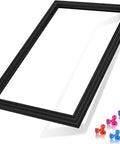 Upgraded 241872509 Freezer Door Gasket With Magnetic Seal And PVC Outer Layer shown with colorful magnets beside it
