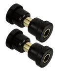 Pair of rubber and metal bushings from Golf Cart Suspension Bushing Kit Replacement with Rubber And Metal Leaf Spring Bushings for Front And Rear