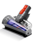 Mini Motorized Turbo Brush Head Anti-Tangle Pet Hair Attachment For Cordless Vacuums V7 V8 V10 V11 V15 in gray and red