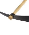 Single Head Sharp Hoe With 16 Inch Wooden Handle Forged Steel Garden Hoe For Weeding Digging And Loosening Soil Built Tough Durable Construction