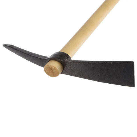 Single Head Sharp Hoe With 16 Inch Wooden Handle Forged Steel Garden Hoe For Weeding Digging And Loosening Soil Built Tough Durable Construction