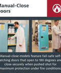Heavy Duty Acid Corrosive Storage Cabinet Built Tough For Lab Techs Built To Last With Rock Solid Chemical Shield Panels and FM Approved Fire Safety Setup For Industrial Workspace Organization with manual-close doors
