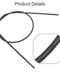 Easy Fit No-Fuss Flexible Driver Shaft Inner Cable Replacement for Brushcutters Fits FE55, FS36, FS38, FS40, FS45, FS50, FS72, FS75, FSE60, FSE71, FSE81 1.23 Meter Length With 5mm Square Shaft And 6mm Diagonal For Smooth Power Transfer. Close-up of cable texture and coiled length.