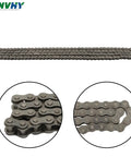 35 Roller Chain Kit With 5 Feet Of Steel Chain Includes 2 Connecting Links And 1 Offset Link Heavy Duty 2100 Lb Tensile Hardened Rollers