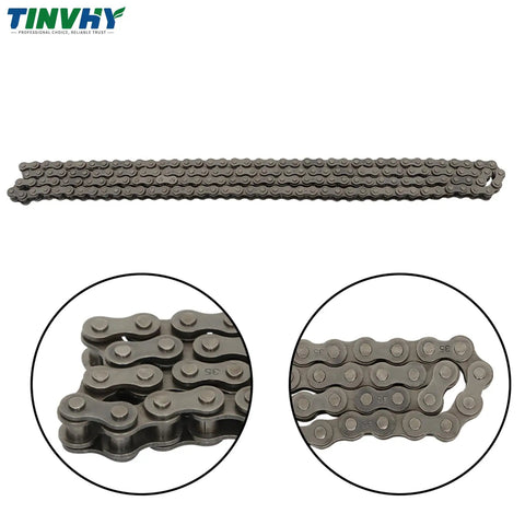 35 Roller Chain Kit With 5 Feet Of Steel Chain Includes 2 Connecting Links And 1 Offset Link Heavy Duty 2100 Lb Tensile Hardened Rollers