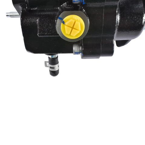 Heavy Duty Power Brake Booster Replacement Fits Chevrolet Suburban Tahoe And Cadillac Escalade Models From 2003 To 2006 close-up with valve and yellow cap.