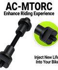 Side view of black metal shift pedal shaft bushing remover/installer tool with threaded rod for Harley Touring bikes
