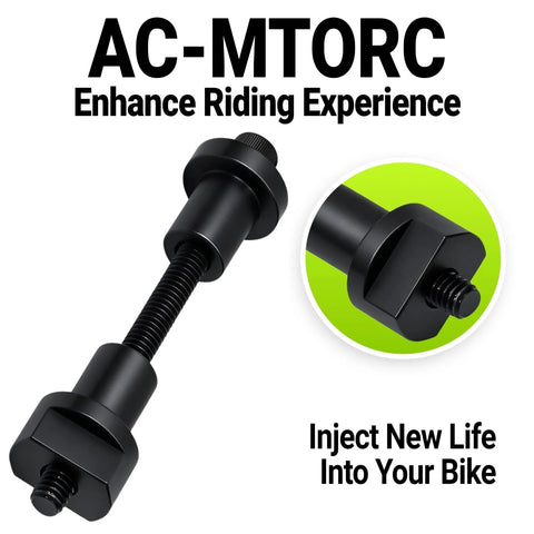 Side view of black metal shift pedal shaft bushing remover/installer tool with threaded rod for Harley Touring bikes
